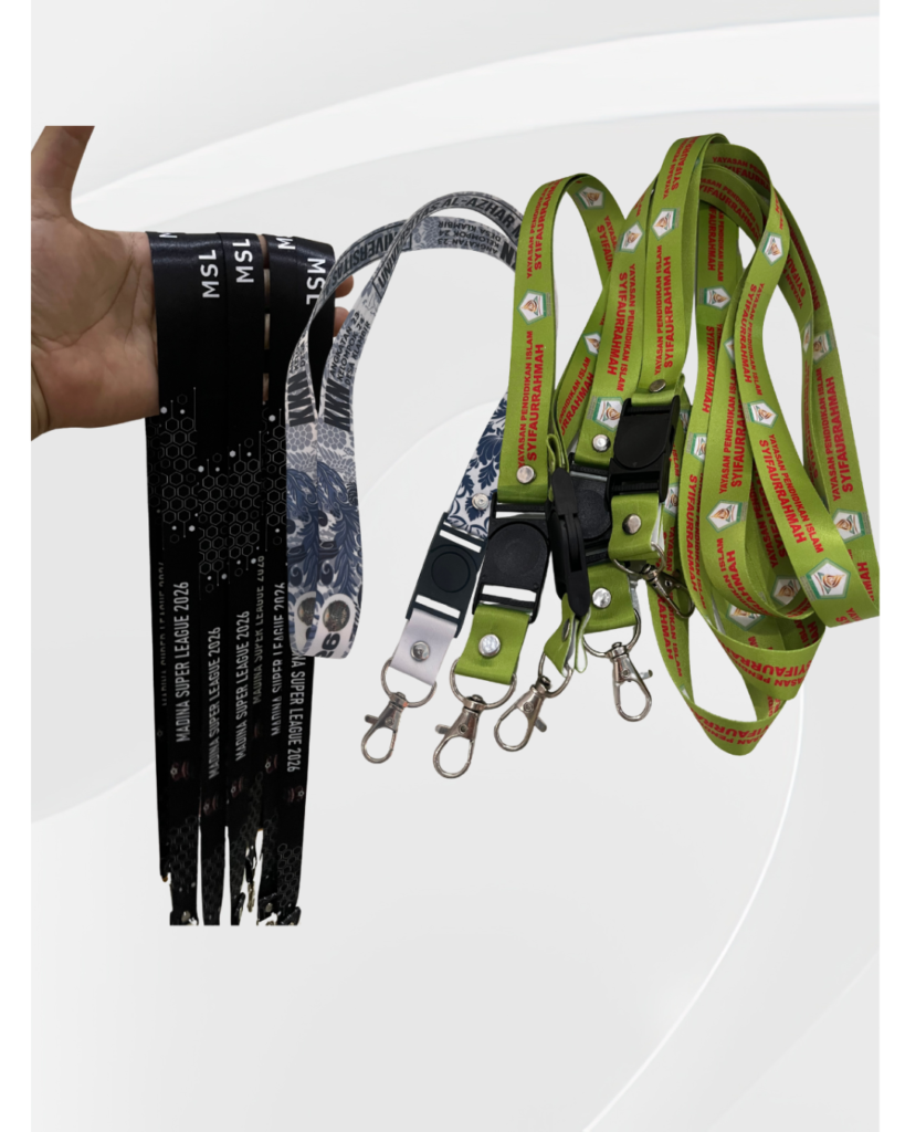 Custom Lanyard-desain 1 sisi